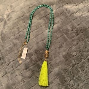 Brand new Lilly Pulitzer tassel necklace!